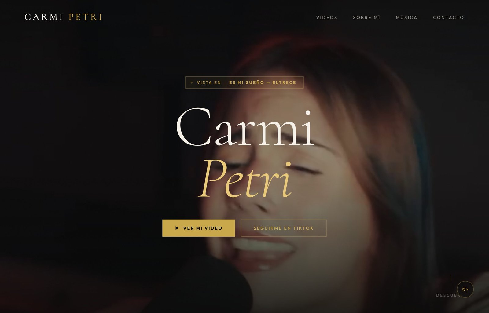 Carmi Petri — a live CREATIIV website build