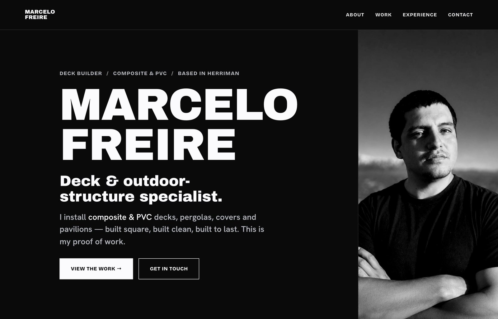 Home Decking Pros — a live CREATIIV website build